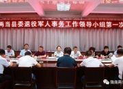 中共两当县委退役军人事务工作领导小组第一次全体会议召开