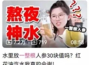 今夏爆火的一整根人参水，为何难获消费者复购？