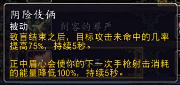 狂徒贼输出循环_狂徒贼技能循环_wow狂徒贼输出循环